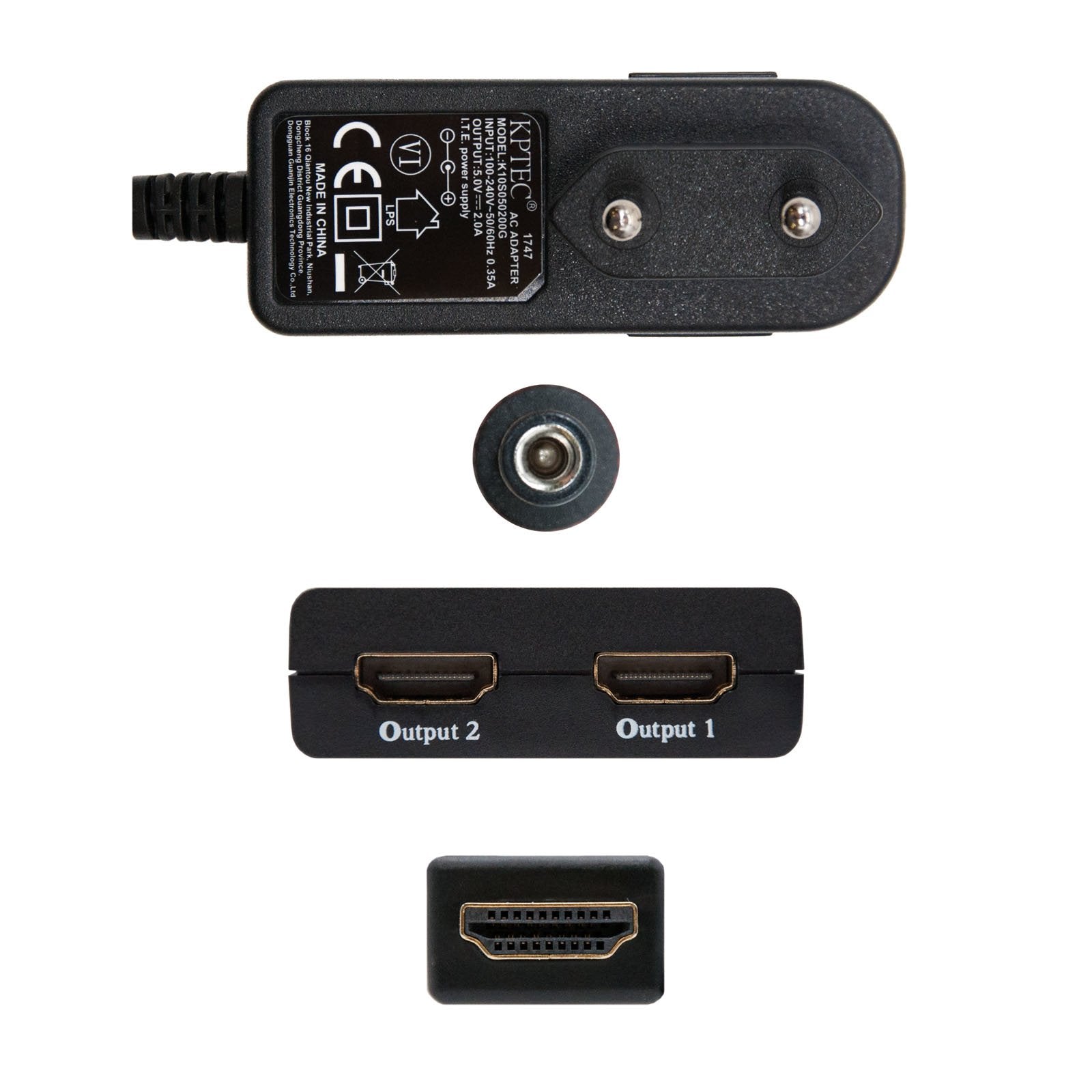 EAN 8433281006607 - Nanocable 10.25.3502 divisor de video 2x HDMI imagen 3