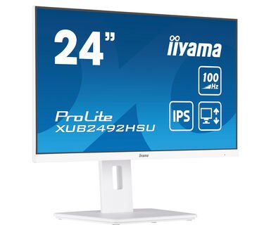 Monitor Iiyama 60,5cm 23,8" Xub2492hsu-W6 16:9 Hdmi+Dp+Usb Ips Wh. Retail