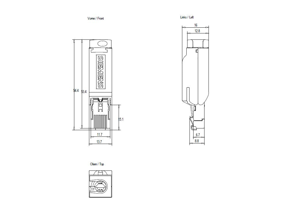 Siemens 6gk19011bb102aa0 Ind.Ethernet Fc Rj45 Plug 180 Rj45 Steckverbinder