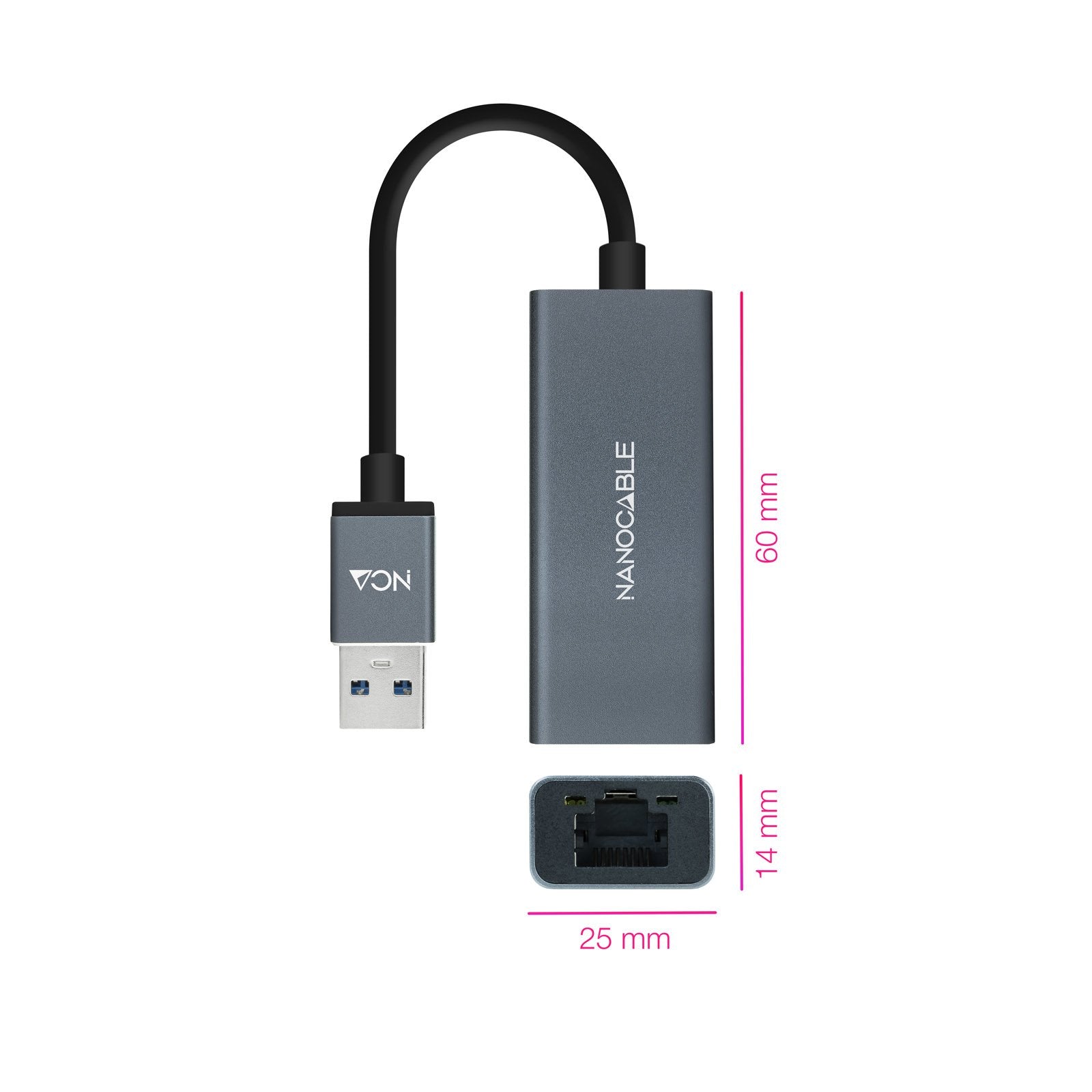 EAN 8433281011441 - Nanocable 10.03.0405 adaptador y tarjeta de red 1000 Mbit/s imagen 2