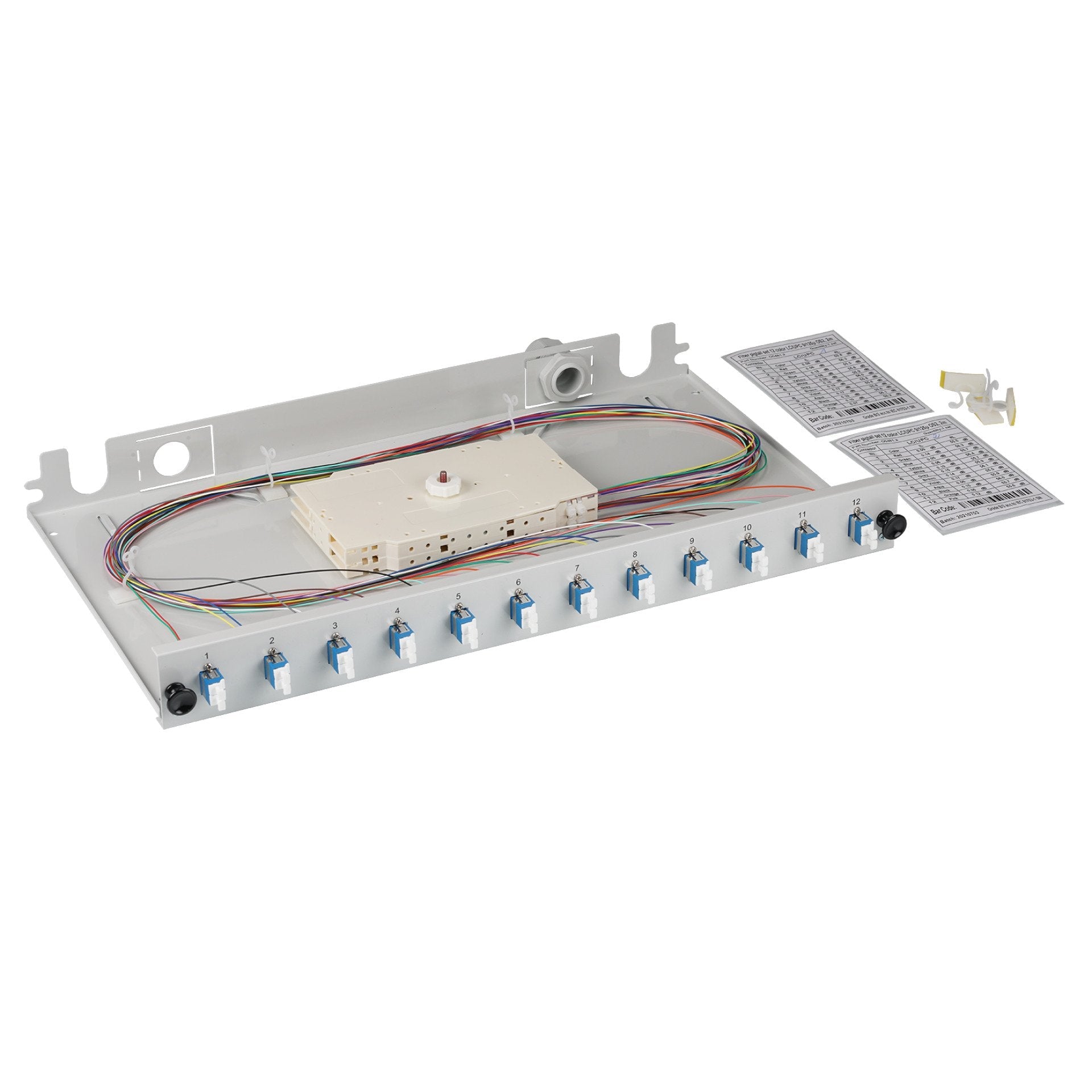 Efb Spleibox Gr Ausziehbar Lc Os2 24xpigtails Abgesetzt & 12xduplex-Kupplung