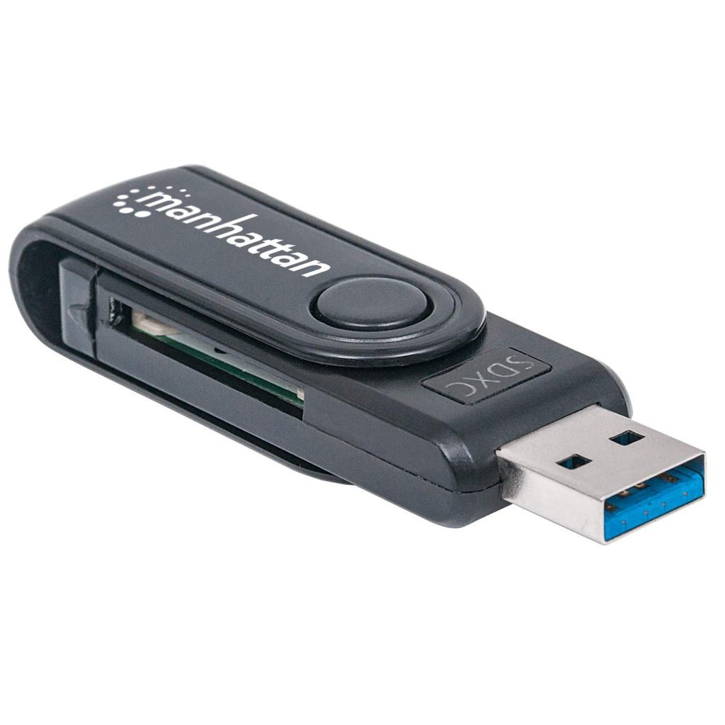 Manhattan Mini Multi-Card Reader Writer Usb 3.0 24-In-1