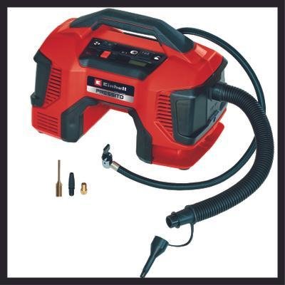 EAN 4006825661941 - Einhell PRESSITO 18/21 compresor de aire 21 l/min Batería imagen 6
