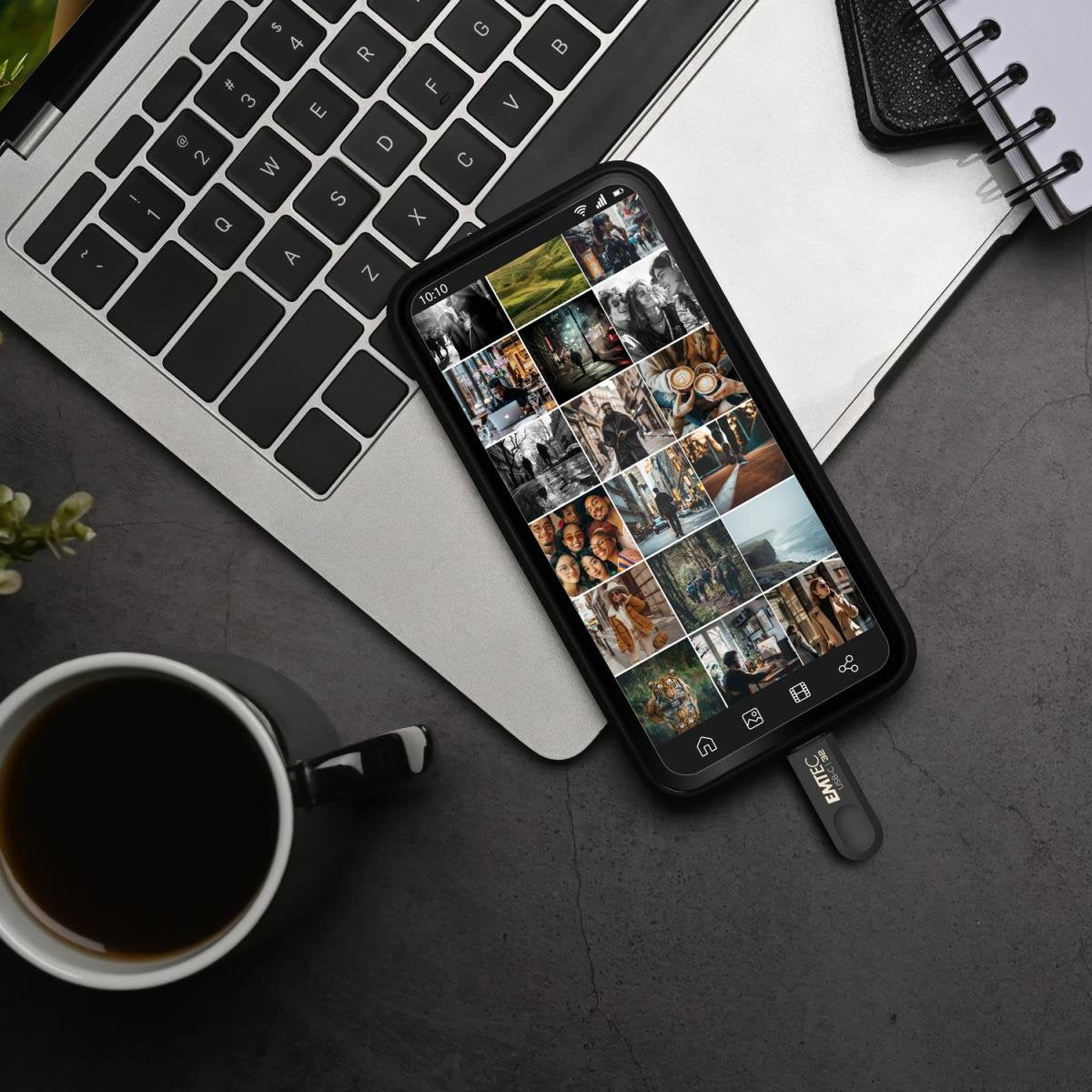 Emtec C280 Unidad Flash Usb 32 Gb Usb Tipo C 3.2 Gen 1 (3.1 Gen 1) Negro