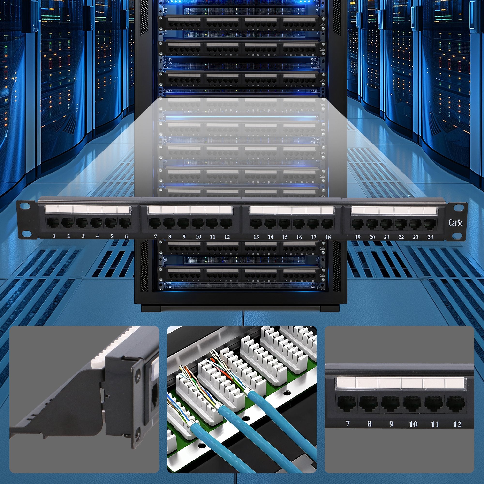 EAN 5902560369809 - Extralink EX.9809 panel de parcheo 1U imagen 9