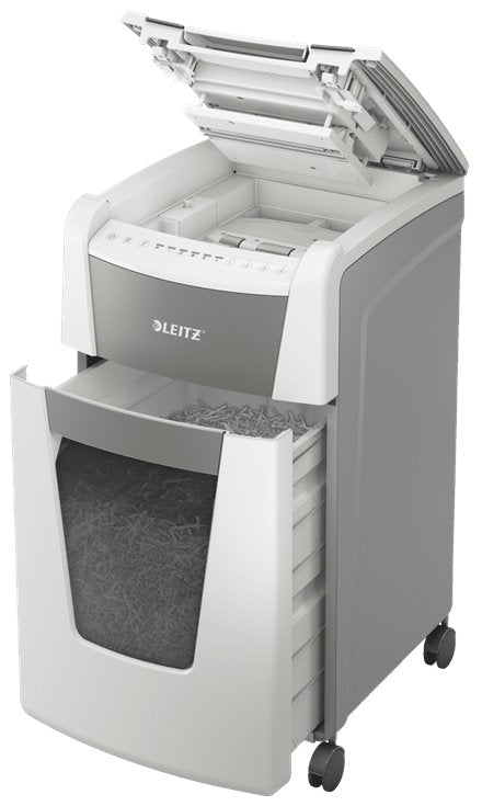 EAN 4002432124138 - Leitz 80160000 triturador de papel Microcorte 55 dB 22 cm Gris, Blanco imagen 12