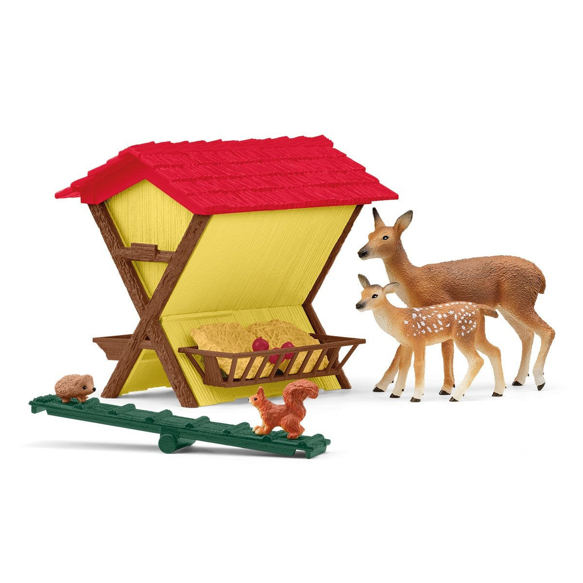 Figura Schleich Farm World Alimentando A Los Animales Del Bosque 42658