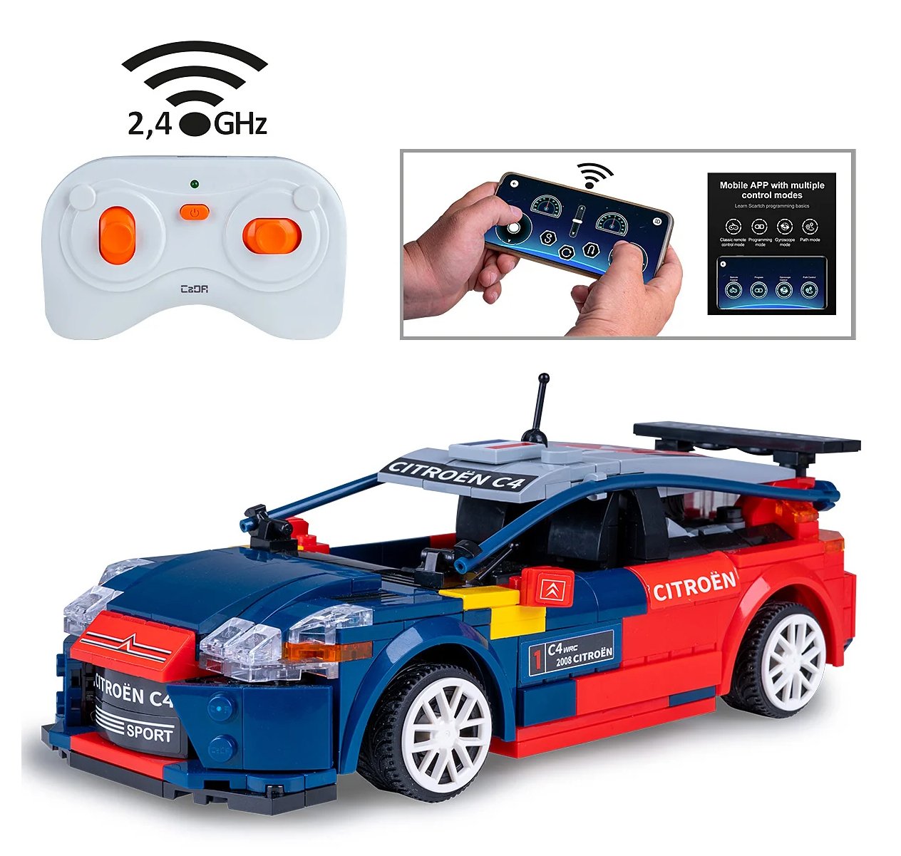 Jamara Cada Citroen C4 Wrc 1:20 2,4ghz Bricks 6