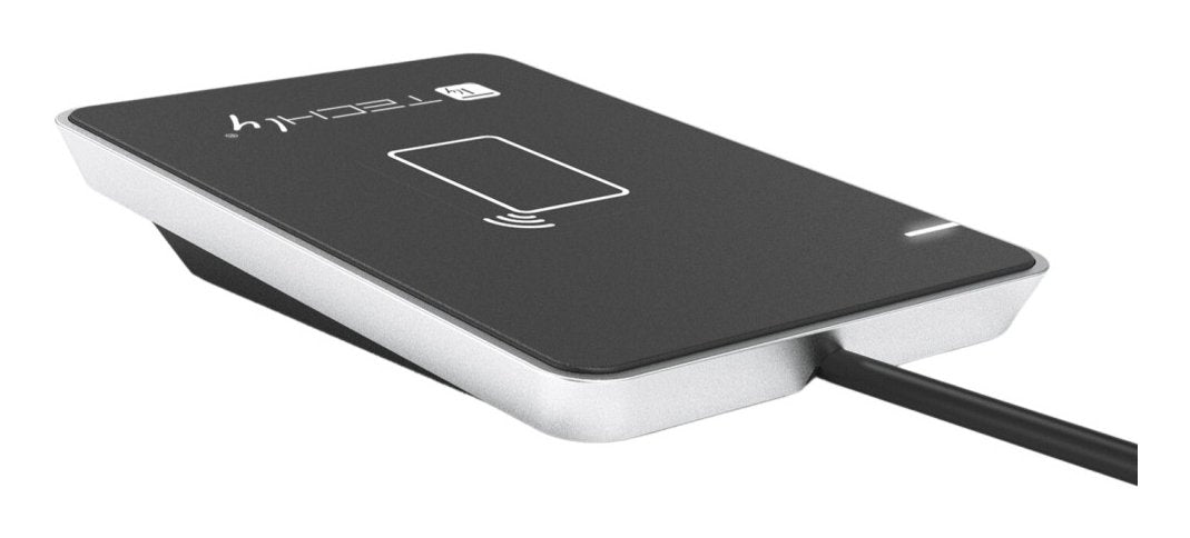 EAN 8059018367324 - Techly I-CARD CAM-CIE lector rfid USB Negro, Plata imagen 5