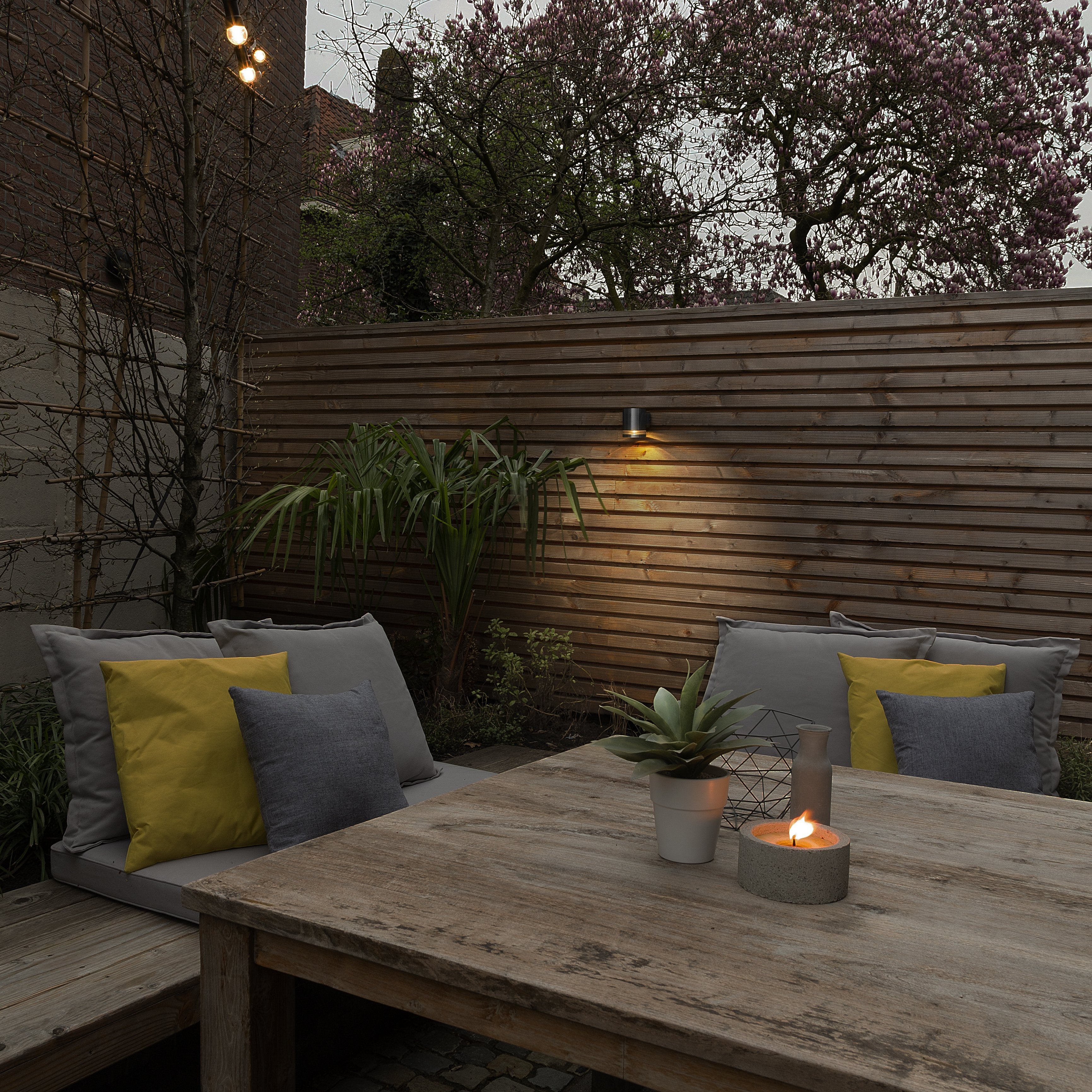 Ranex Luz Solar De Pared Led Plata