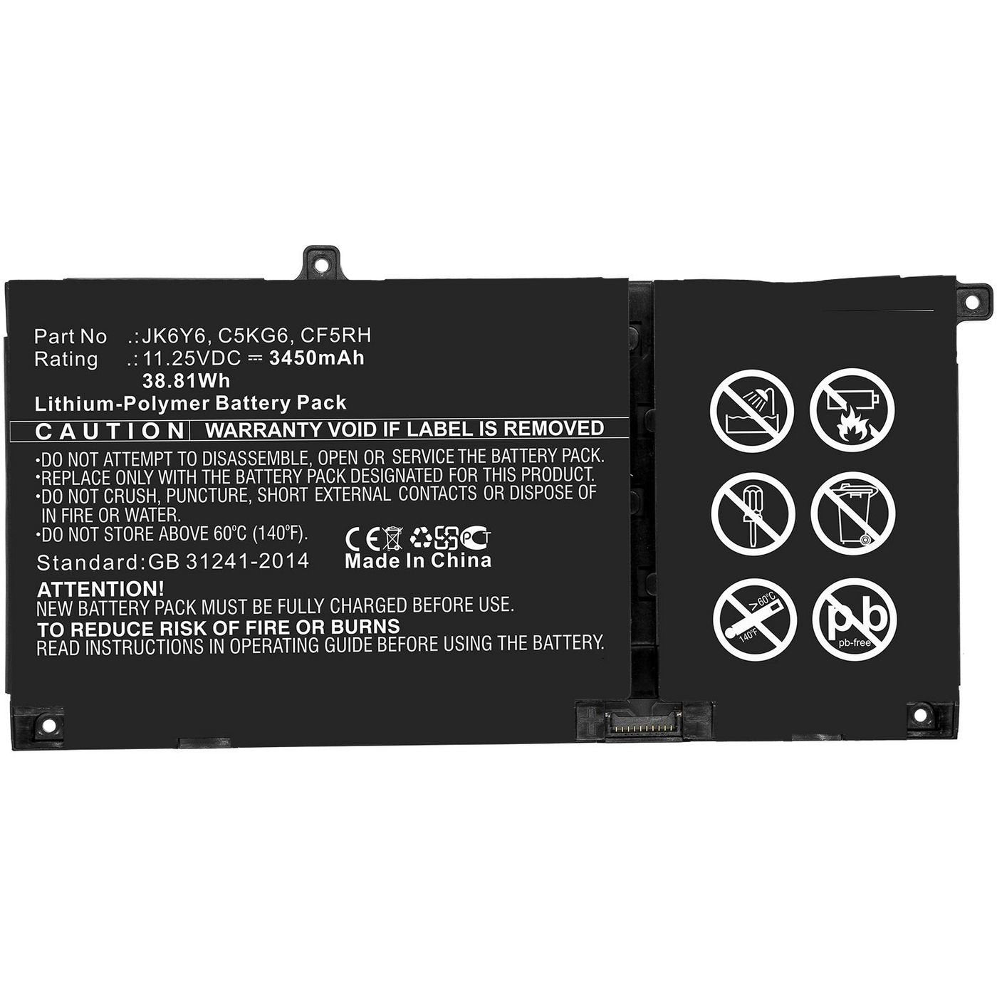 EAN 5704174628552 - CoreParts MBXDE-BA0239 refacción para laptop Batería imagen 1