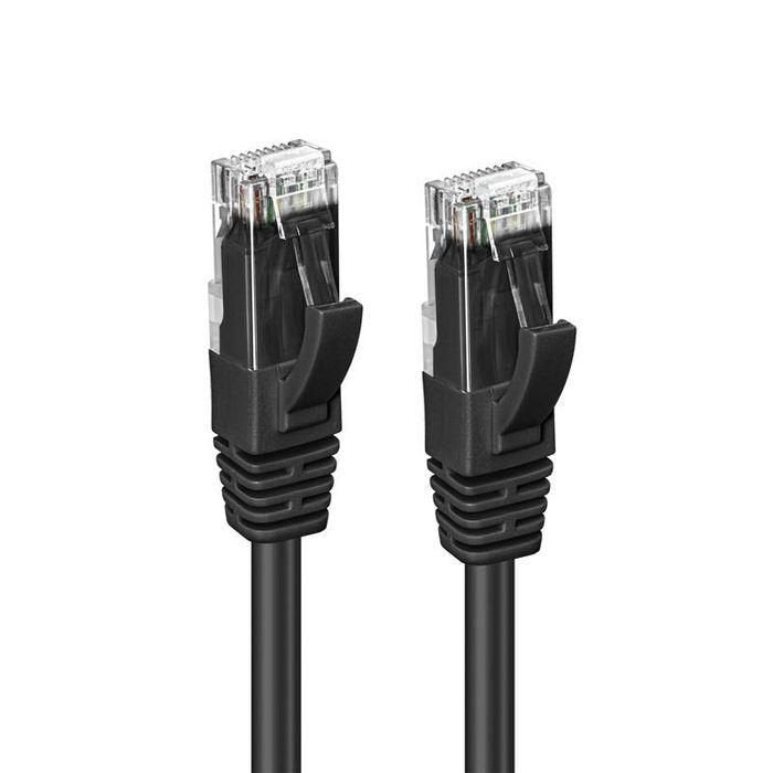 U/Utp Cat5e 20m Black Pvc Unshielded Network Cable,