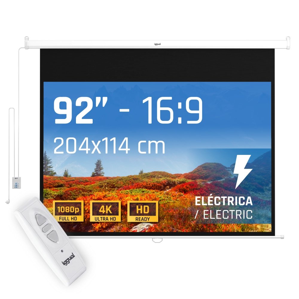 EAN 8435364308882 - iggual PSIPS203 pantalla de proyección 2,34 m (92") imagen 1