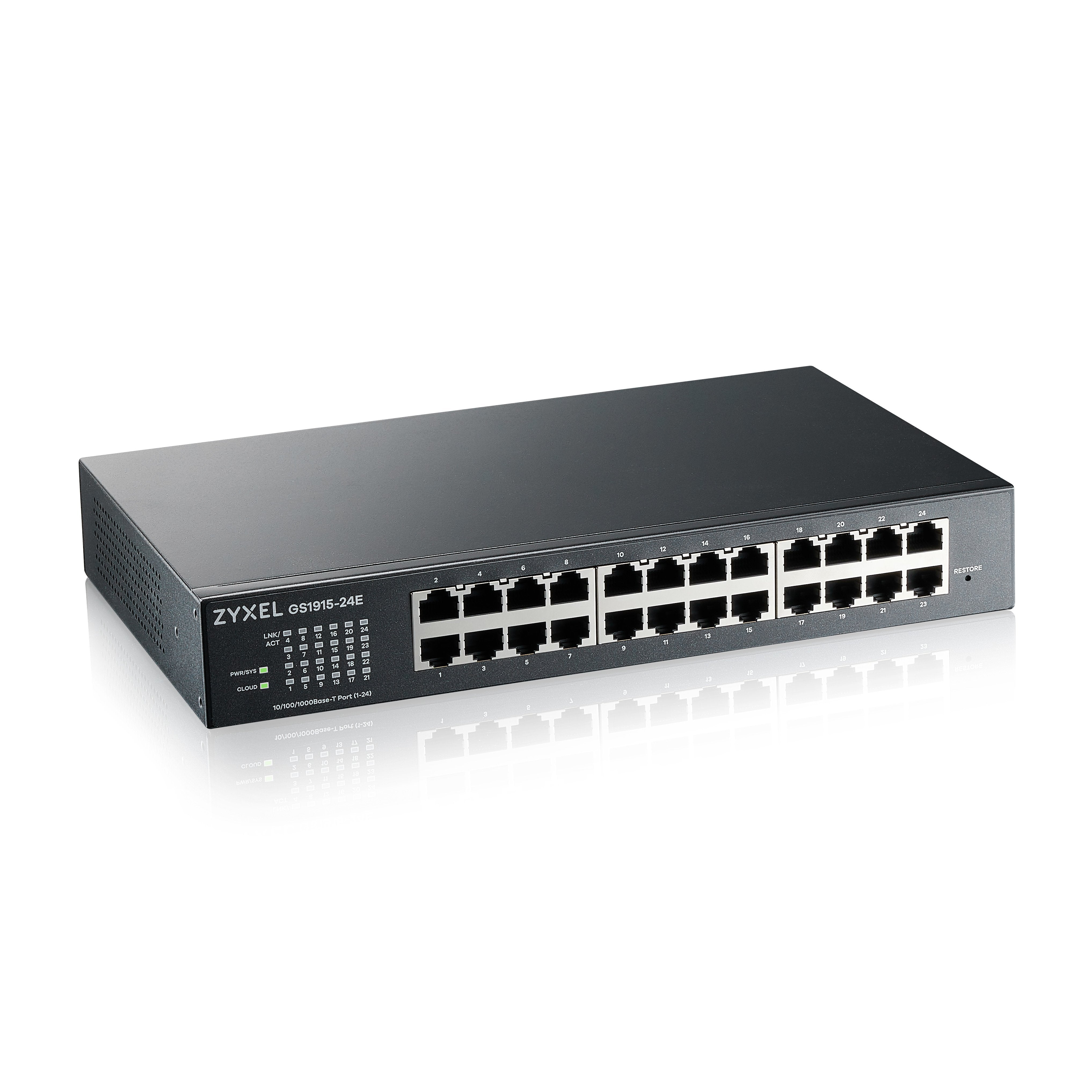 EAN 4718937626786 - Zyxel GS1915-24E Gestionado L2 Gigabit Ethernet (10/100/1000) 1U Negro imagen 1