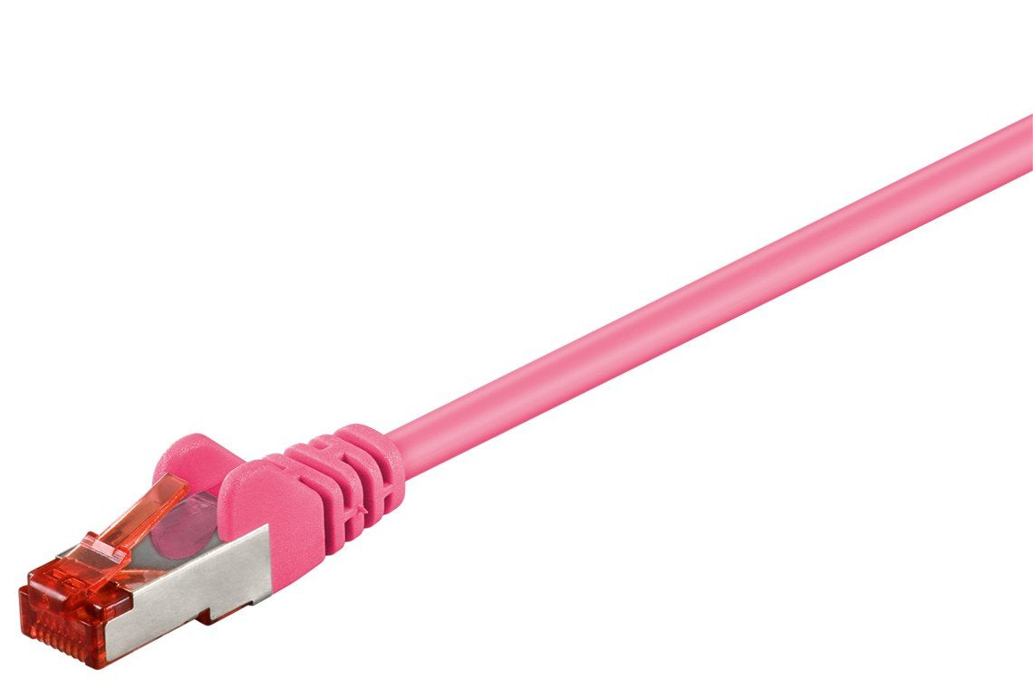 EAN 4040849934360 - Goobay 93436 cable de red Magenta 15 m Cat6 S/FTP (S-STP) imagen 1