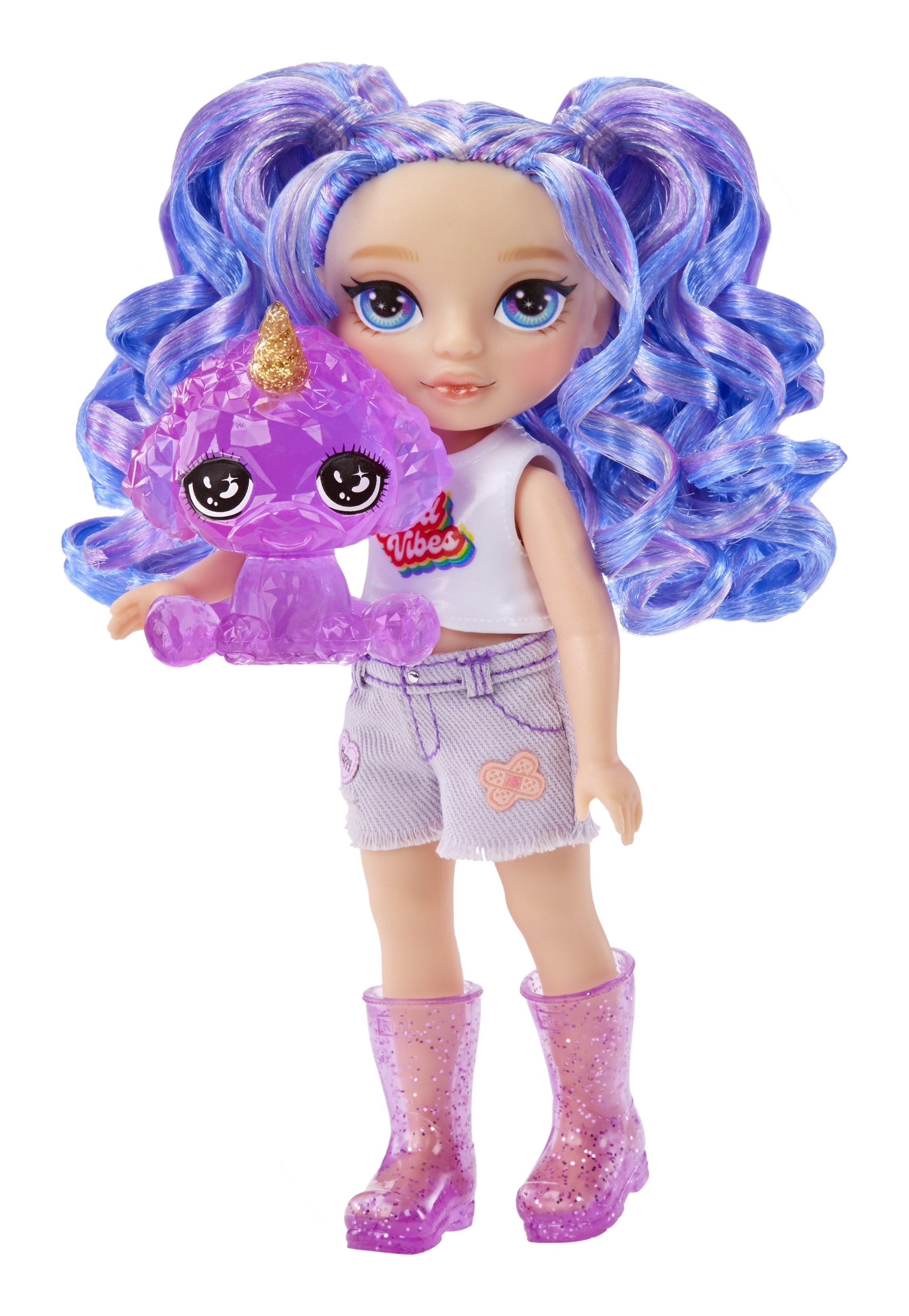 Muñeca Mga Entertainment Rainbow High Littles - Amatista (Púrpura) 531234-Euc