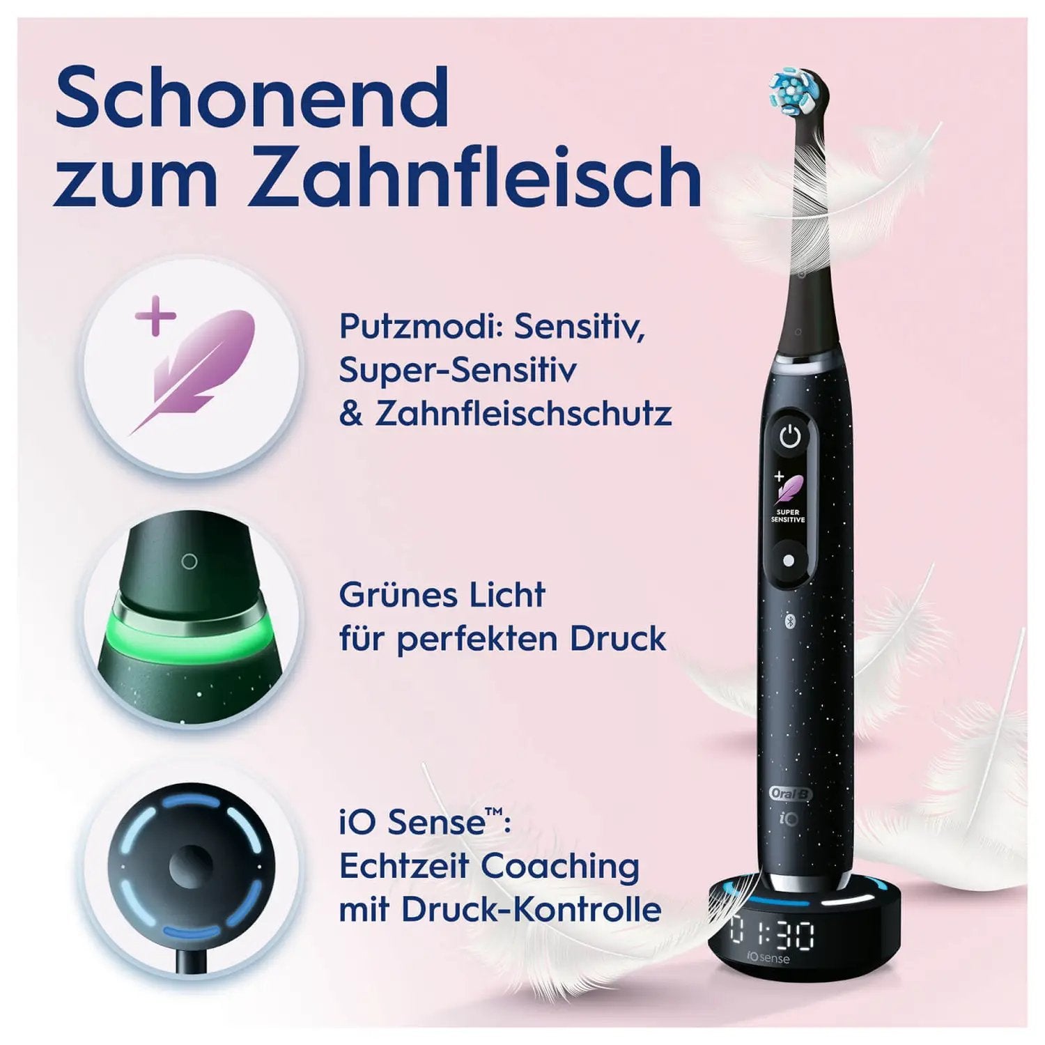 EAN 8006540812068 - Oral-B iO iO10 Adulto Cepillo dental giratorio Negro imagen 5
