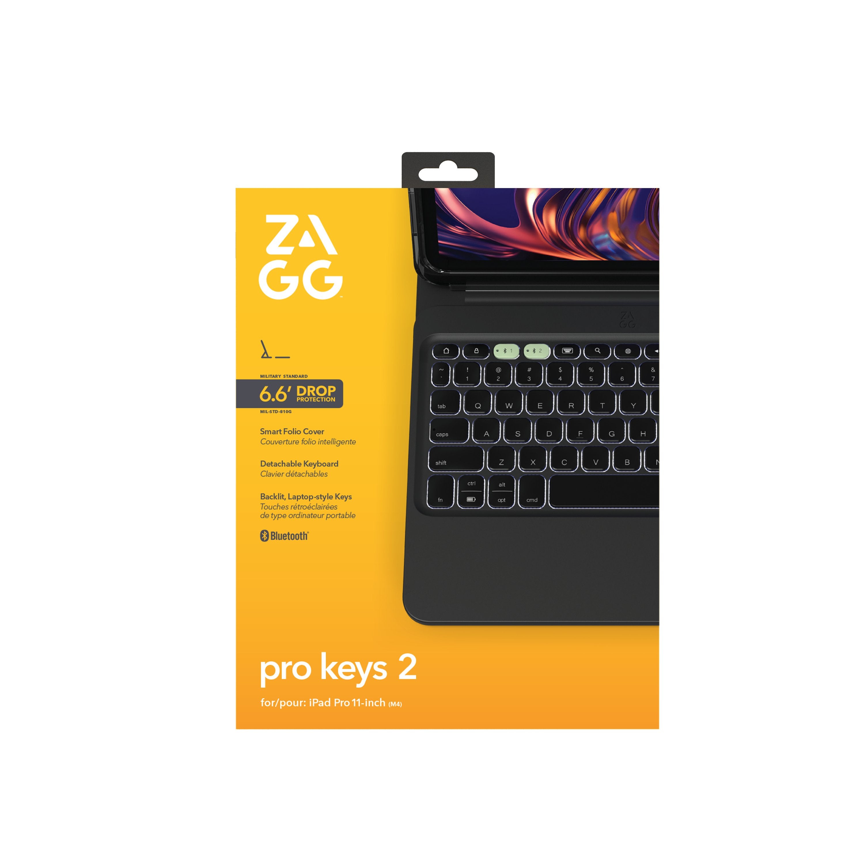 EAN 0840390315076 - ZAGG Pro Keys 2 QWERTZ Alemán Bluetooth Negro imagen 9