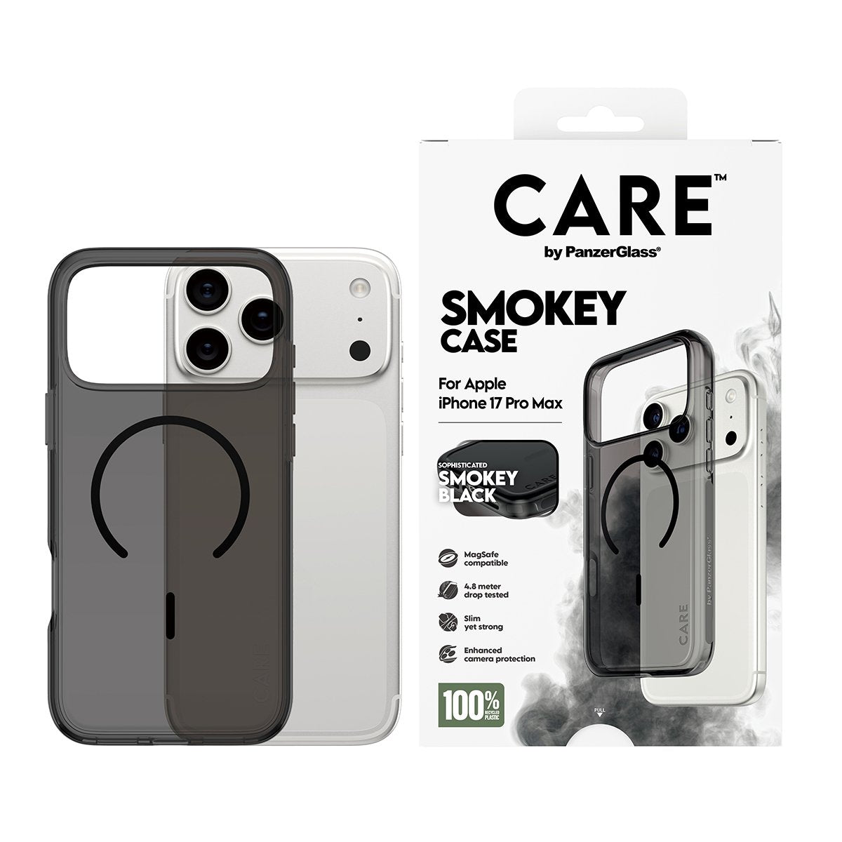 EAN 5715685026980 - PanzerGlass CARE™ by ® Urban Explorer Case Smokey w. Black MagSafe iPhone 17 Pro Max funda para teléfono imagen 2