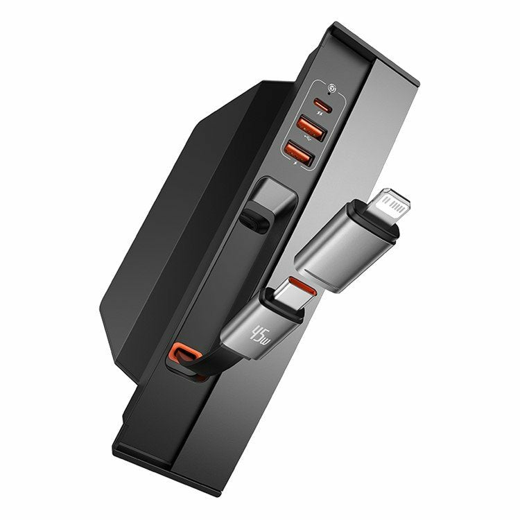 Baseus T-Space Hub For Tesla Incl Cable Black