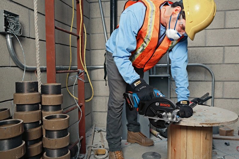 Sierra Circular Bosch Professional Gkm 18v-50 2 Baterías 5,0 Ah, En L-Boxx