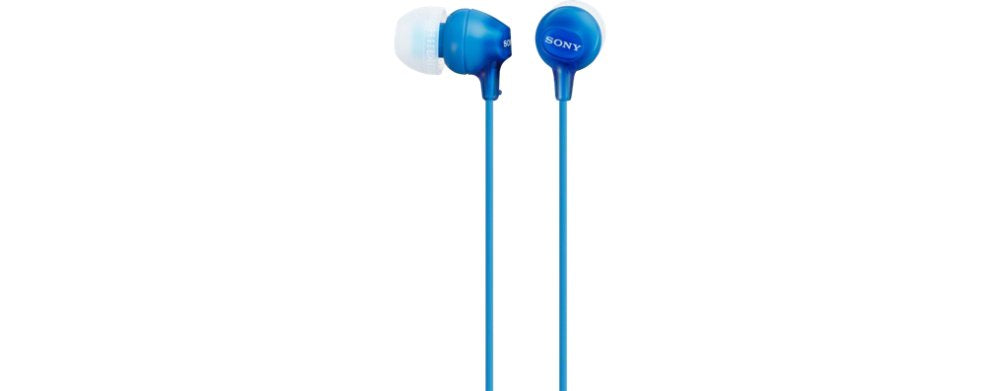 Sony Auriculares Mdrex15apli Azul Con Microfono