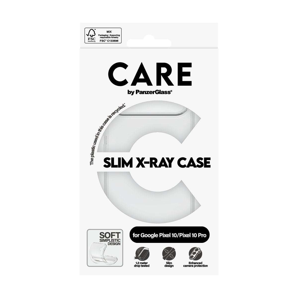 Panzerglass Care Fashionable Case Transp. X-Ray Soft Basic Google Pixel 10/ Pro