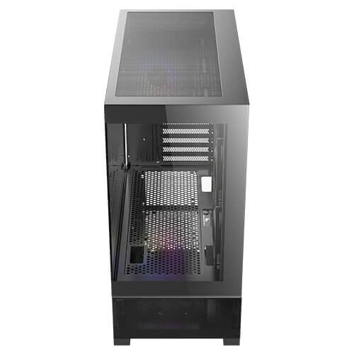 Caja Minitorre Microatx Cx500m Rgb Negro Antec Int:2x3.5,1x2.5/ 2xusb3.0, 1xusb3.2 Tipo C/ Audio In/Out/ Panel De Cristal Templado