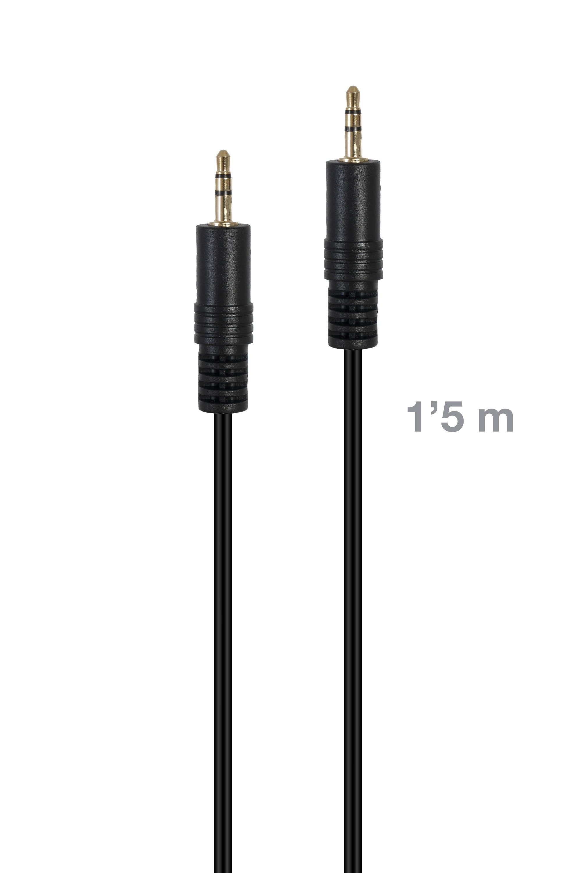 EAN 8422521032506 - Fonestar JACK-MM-1-5 cable de audio 1,5 m 3,5mm Negro imagen 1