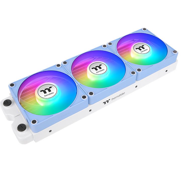 Ventilador Pc Thermaltake Ct120 Ex Reverse Argb Sync Pc Cooling Fan, Azul Claro, Paquete De 3 Cl-F198-Pl12bu-A