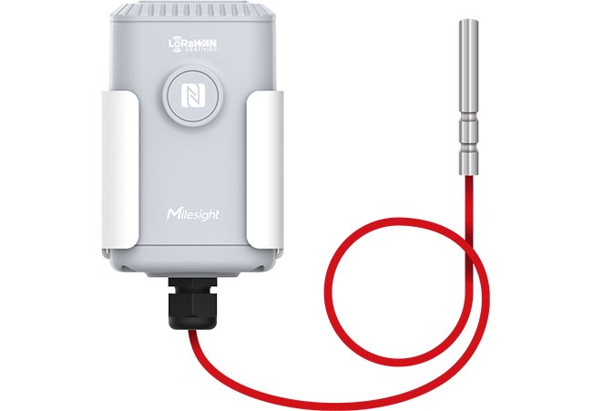 Milesight Iot Indumrial Temperature Sensor, Em500-Pt100-868m-T500 Lorawan / Temp. -50c 500c / Ip67