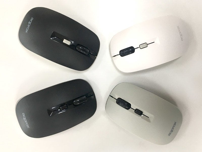 Mouse Optico Xm180 Wireless White/Grey Approx