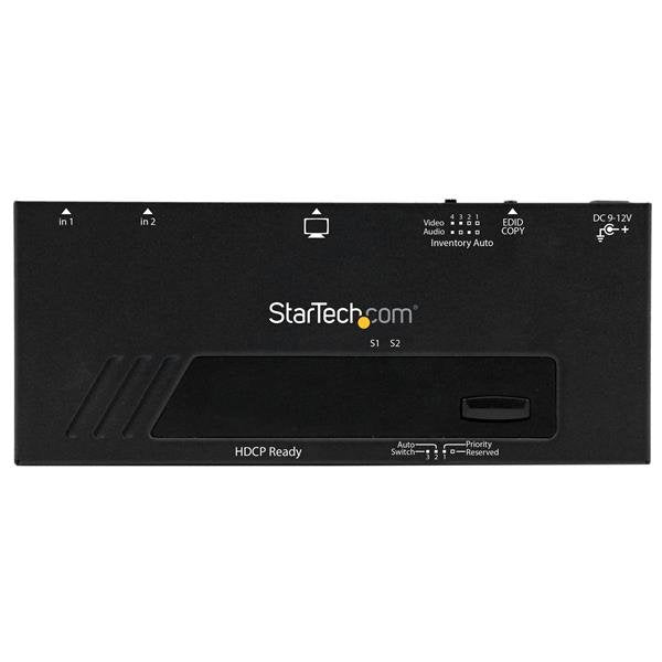 Startech Switch Hdmi 2 Puertos Con Conmutado Autom
