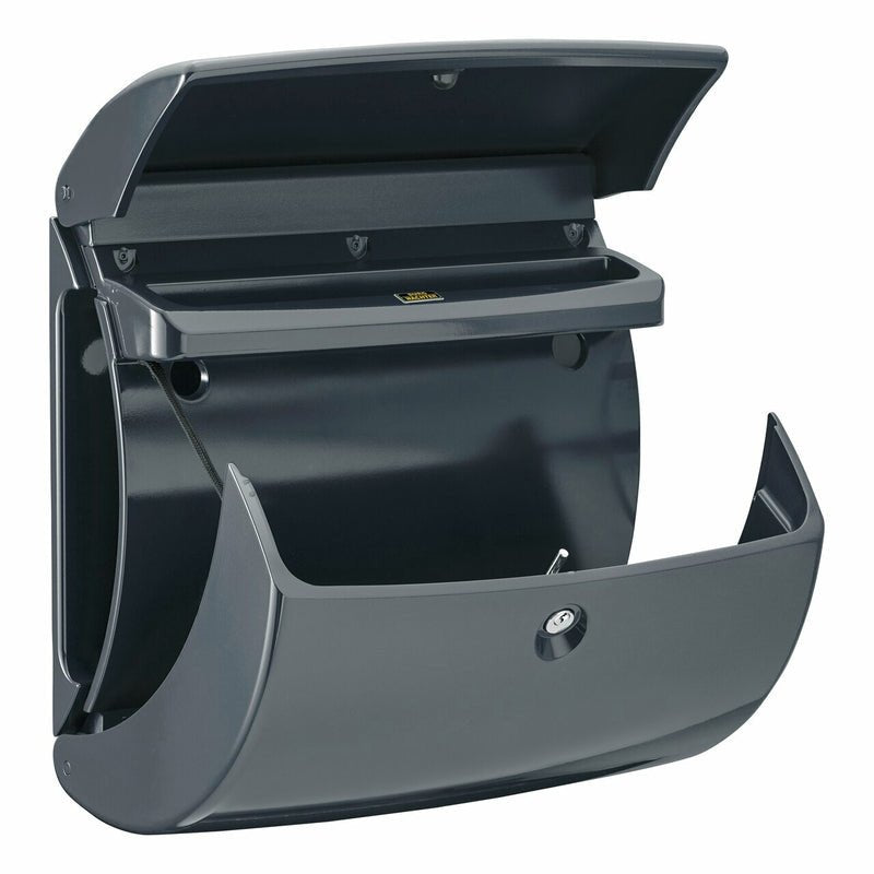 Burg-Wächter Piano 886 Granit Briefkasten Plástico Gris