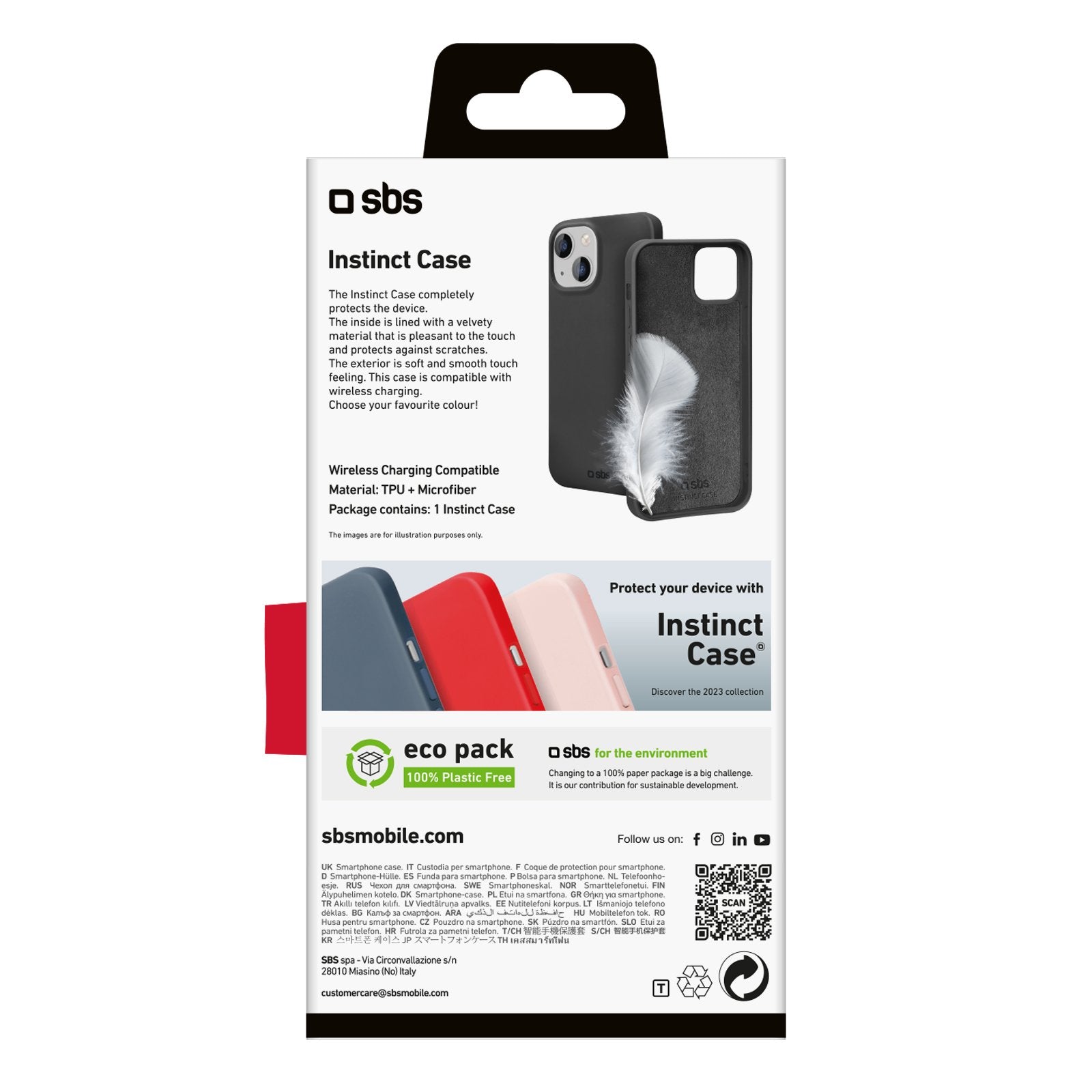 Sbs Teinstip1561k Funda Para Iphone 15 (6.1") Negro