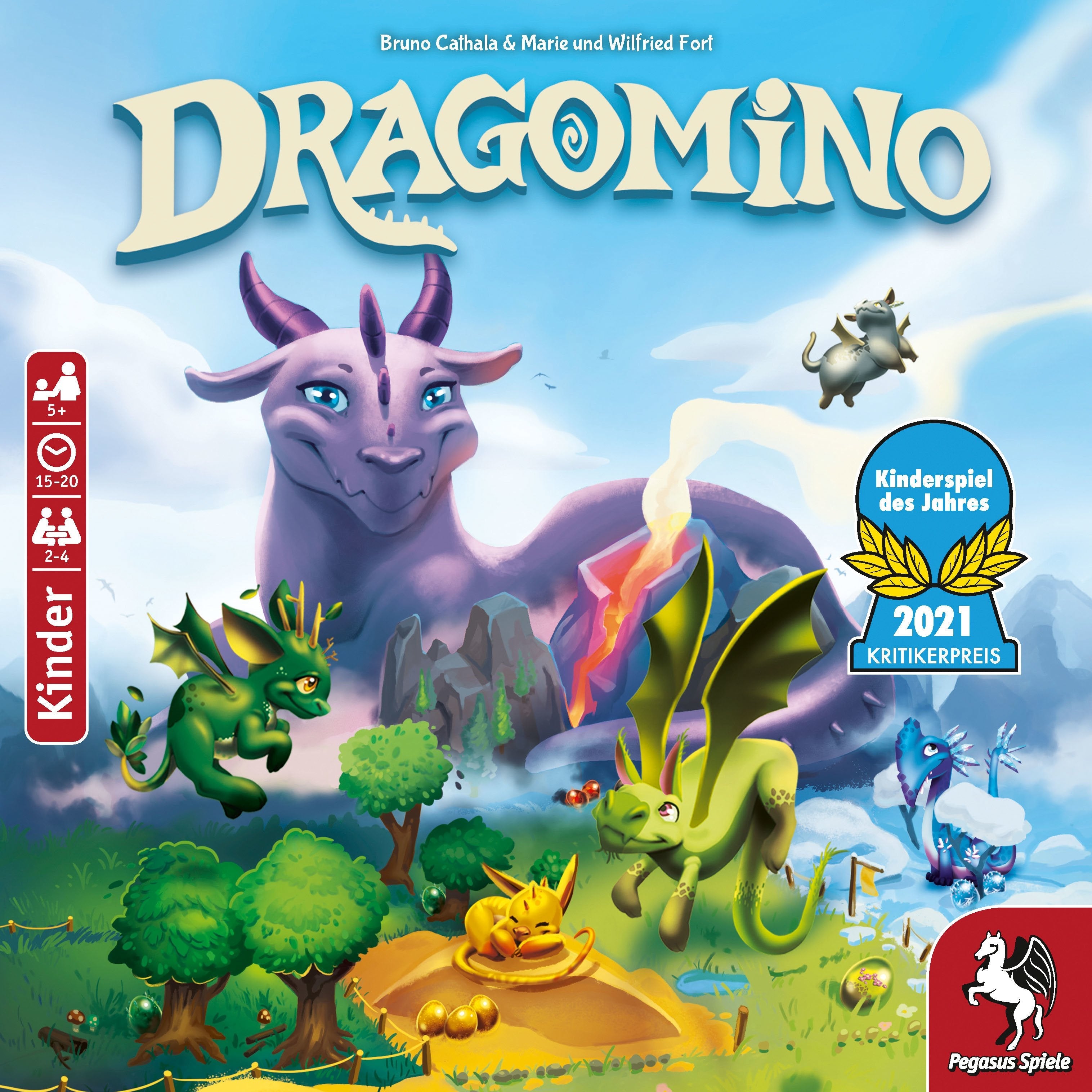 Pegasus Dragomino, Game Children'S Game De 2021 57111g