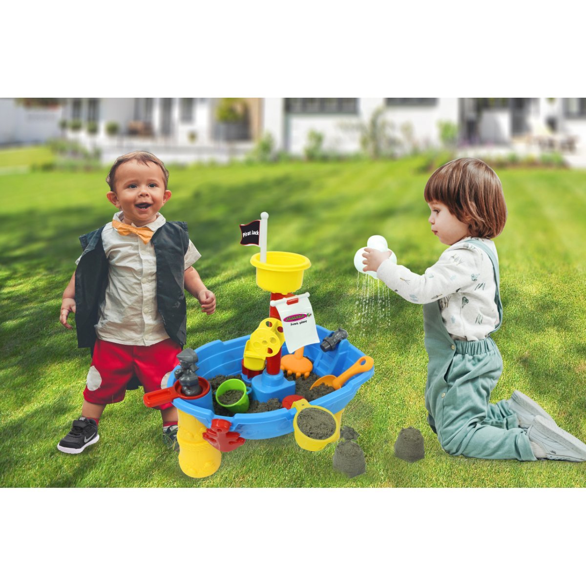 Jamara Mesa De Juego De Arena Y Agua Pirat Jack 21 Pz.