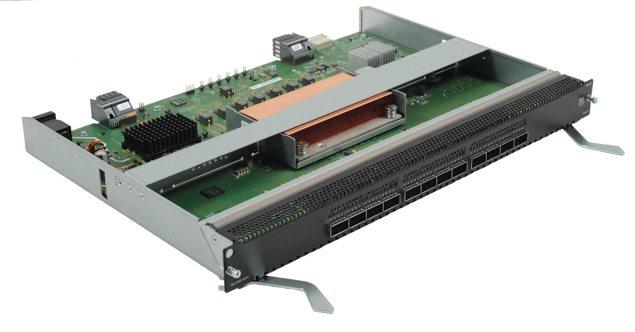 EAN 190017537535 - HPE Aruba Networking CX 6400 12-port 40/100GbE QSFP28 v2 Extended Tables Module módulo conmutador de red imagen 1