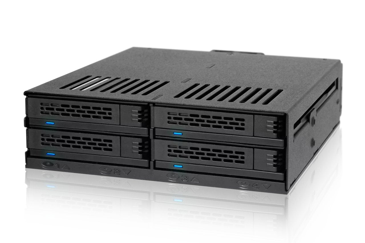 Icy Dock Mb324sp-B Unidad De Disco Multiple Escritorio Negro