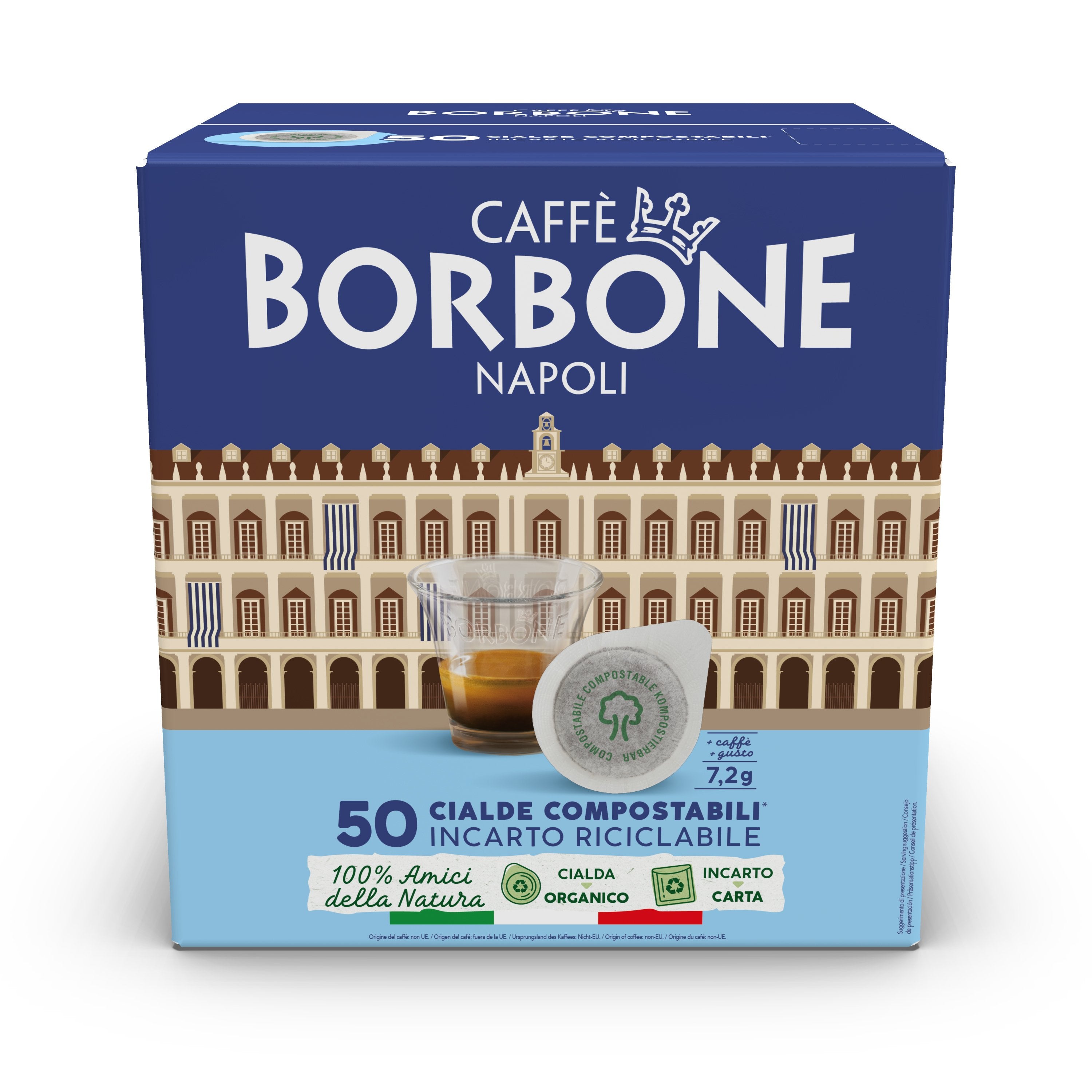 EAN 8034028334382 - Caffè Borbone Cialda Nobile Dosis de café 50 pieza(s) imagen 1