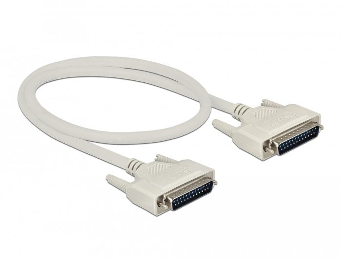Delock Serielles Cable D-Sub 25 Stecker Zu Stecker 0,5 M