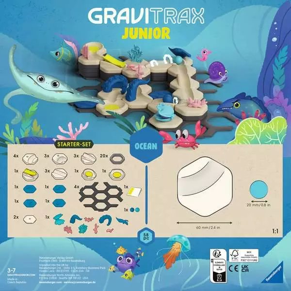 Ravensburger Gravitrax Junior Starter Set S Ocean, Train 24584