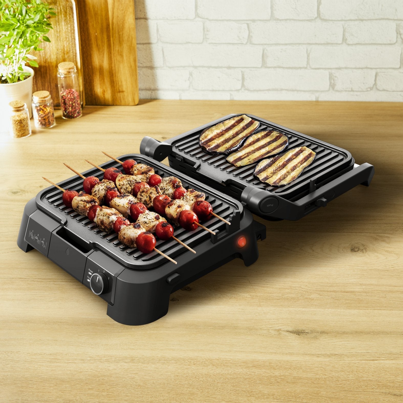 Parrilla Eléctrica Tefal Supergrill 3-In-1 Gc510de0 De Contacto