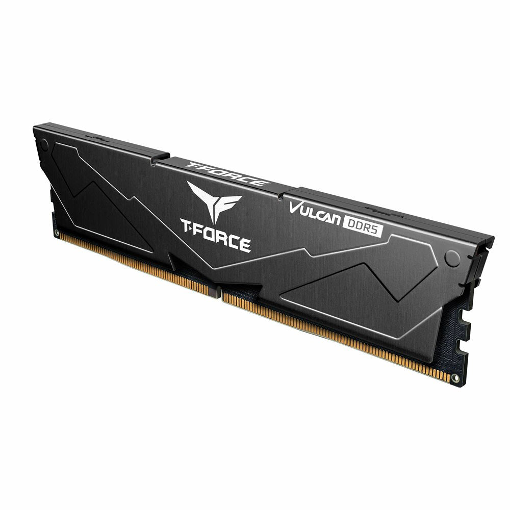 Team Group Memoria Ram Vulcan? Black - 32 Gb (2 X 16 Gb Kit) - Ddr5 6000 Udimm Cl30