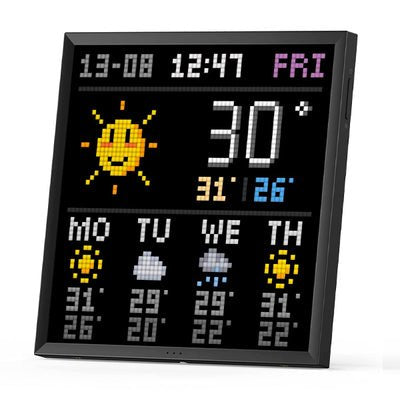 Marco De Fotos Divoom Divoom Pixoo 64 Editable Wifi Negro