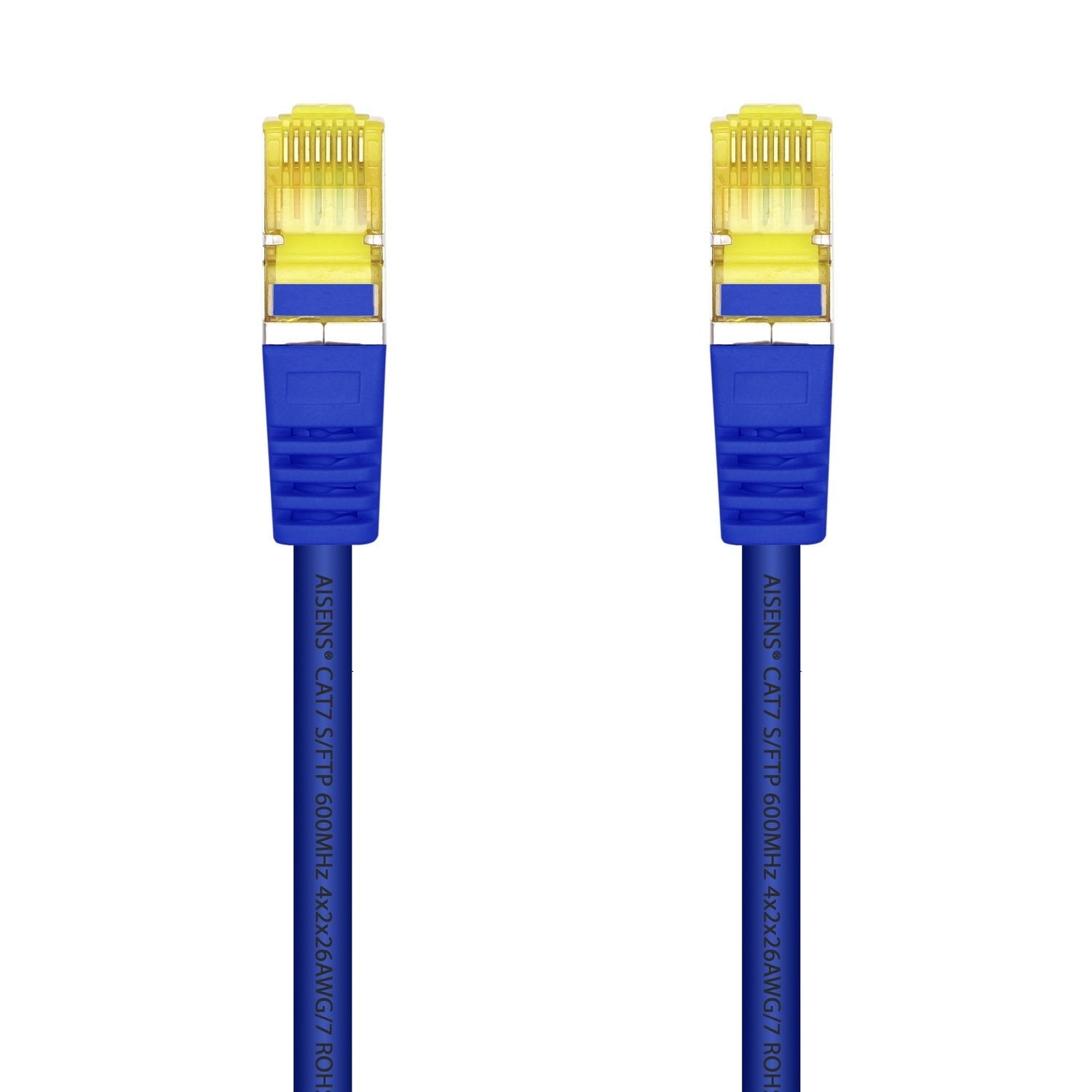 Aisens Cable De Red Rj45 Lszh Cat.7 600 Mhz S/Ftp Pimf Awg26 - 2m - Azul