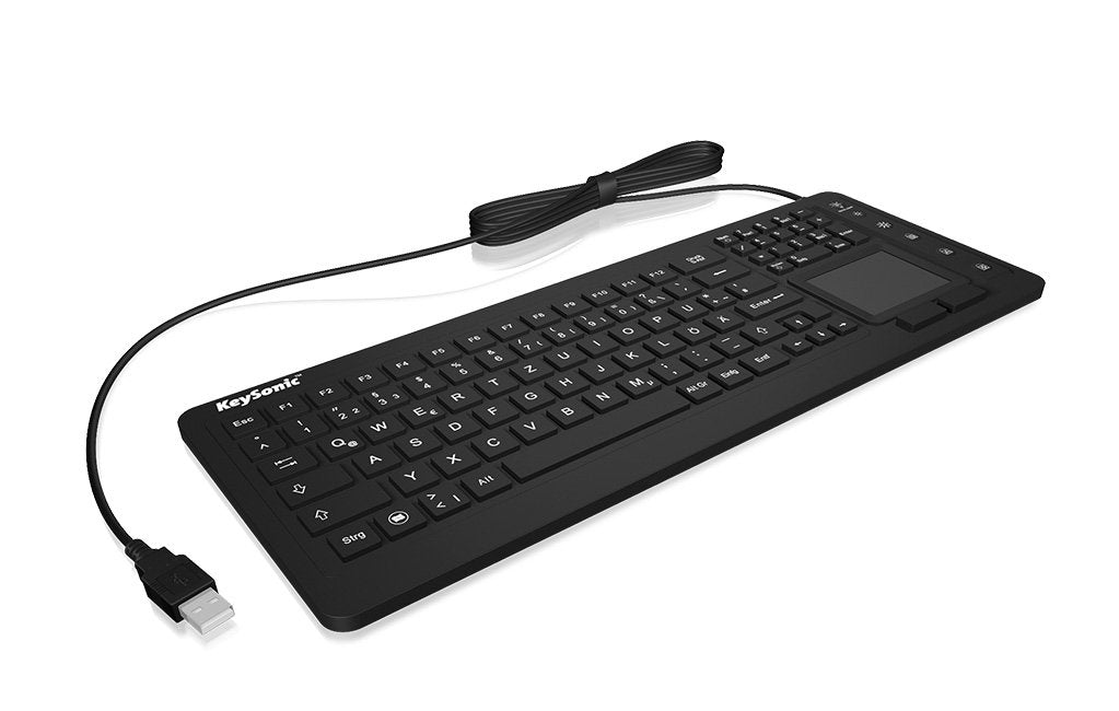 EAN 4250078189978 - KeySonic KSK-6231 INEL (CH) teclado Industrial USB QWERTZ Suizo Negro imagen 2