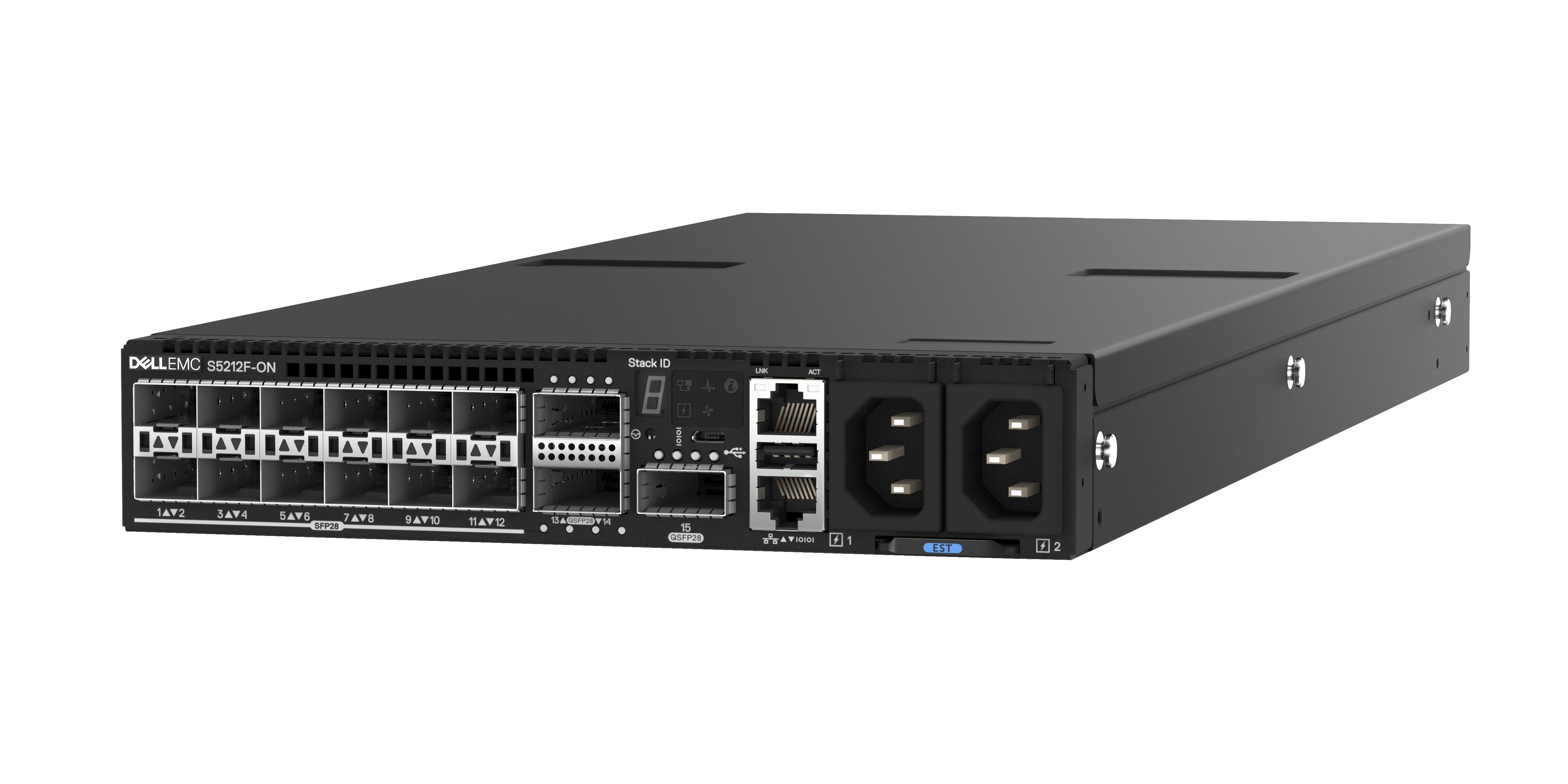 Dell Switch S5212f 12sfp28 3qsfp28 12x25gbit 3x100gbit Rojound.Netzteil