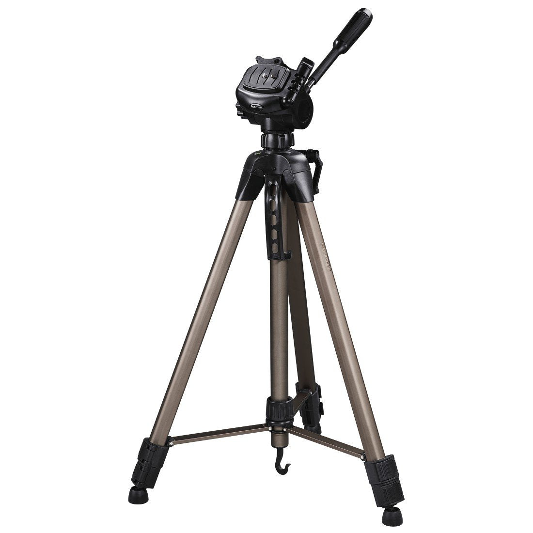 Trípode Hama Para Cámaras Réflex, Regulable Desde 69-185 Cm, Ligero, De Aluminio, Con Funda De Transporte, Color Bronce