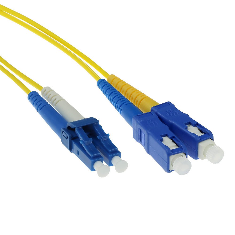 0.5 Meter Lszh Singlemode 9 125 Os2 Fiber Patch Cable Duplex With Lc And Sc Connectors